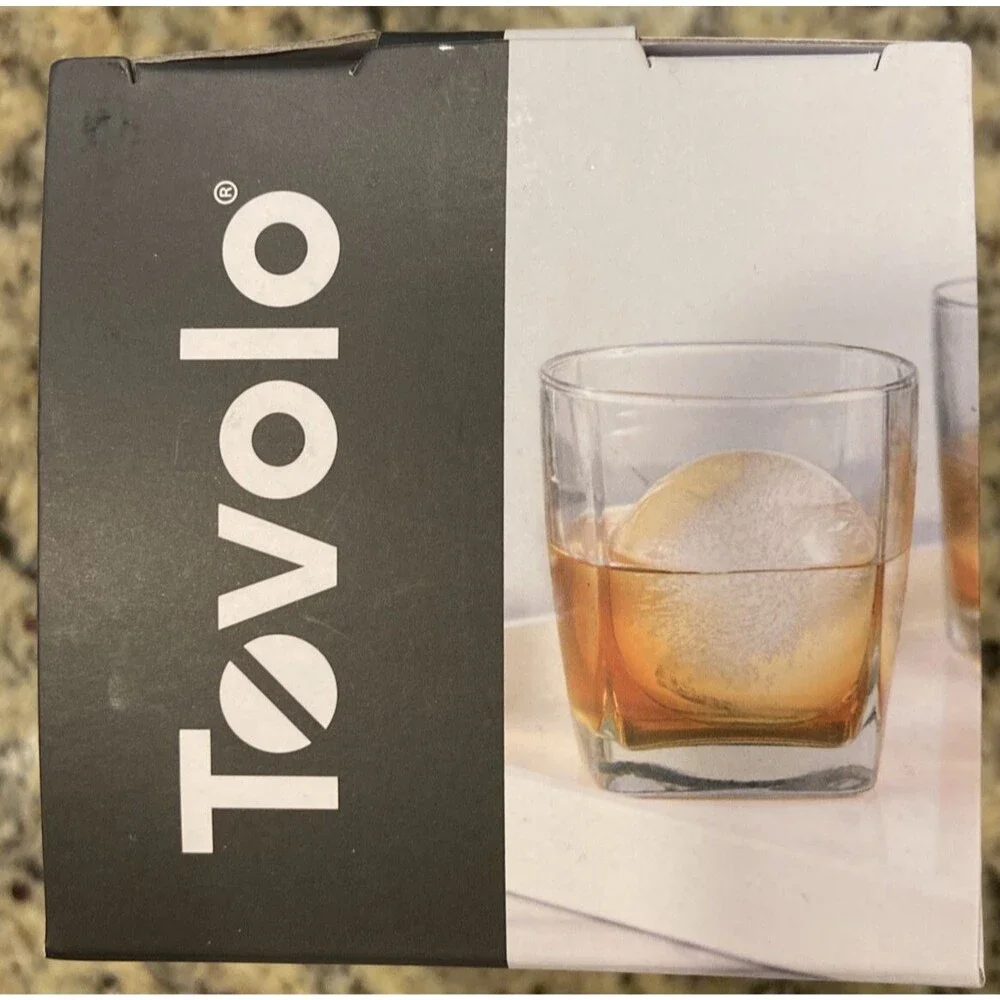 Tovolo Round Sphere Ice Molds, Stackable, Slow Melting, Set of 2, New In Box